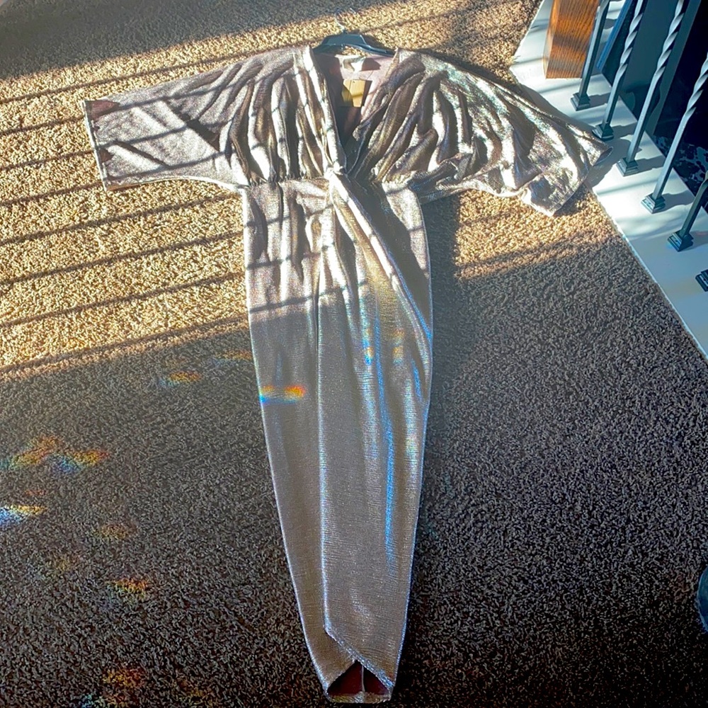 Gold Chrome Dress (Never Worn)